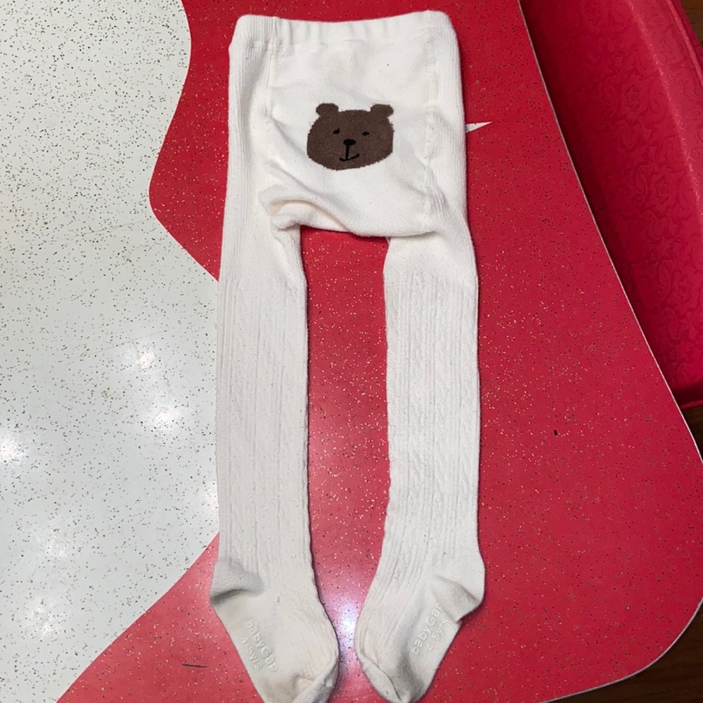 Little Girls, Brown Bear on hiney, Tights! 🐻